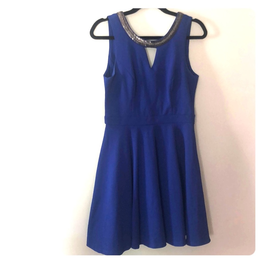 Royal Blue Mid Dress